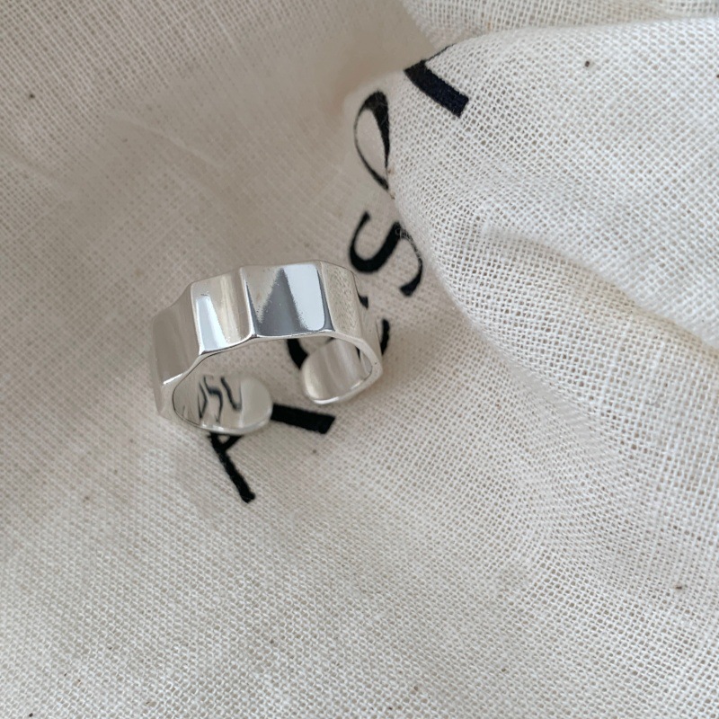 Bague Géométrique Irégulière — Style Coréen pour Femme - image 4