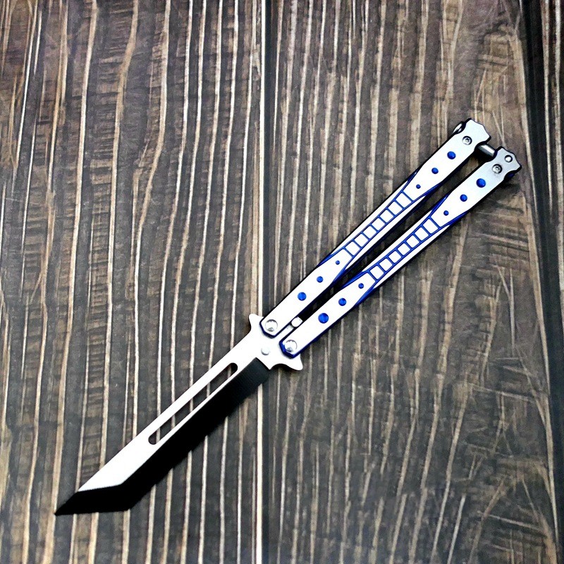 Title 8, Professional Butterfly Folding Knife Without Bl...