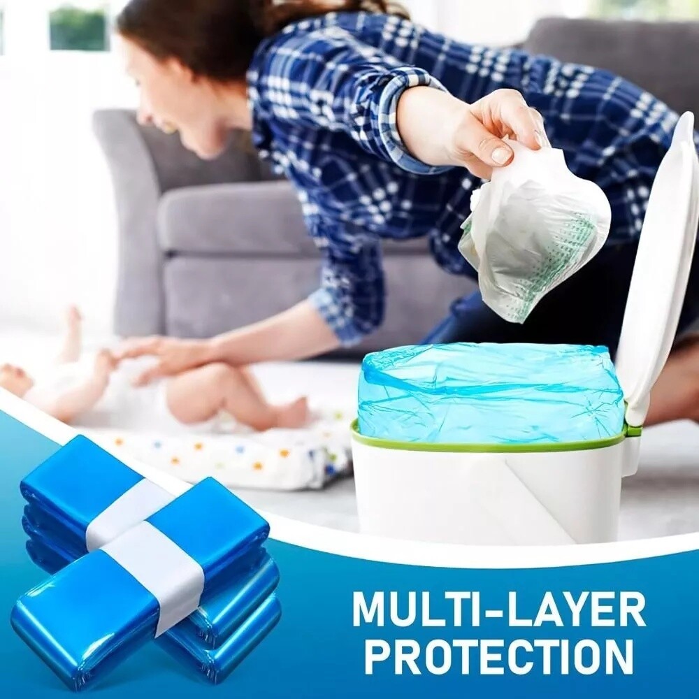 9pcs Disposal Nappy Bin Refills Cassettes For AngelCare,Tommee Tippee & Click