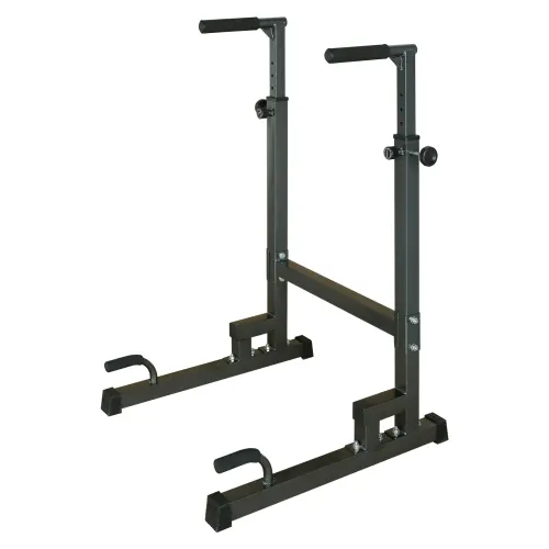 Power Tower Dip Station Adjustable Height Heavy