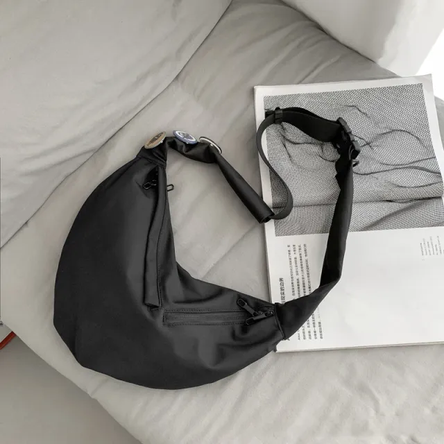 Men's Fashion Simple Casual Shoulder Bag Black - Shop at LoveMi