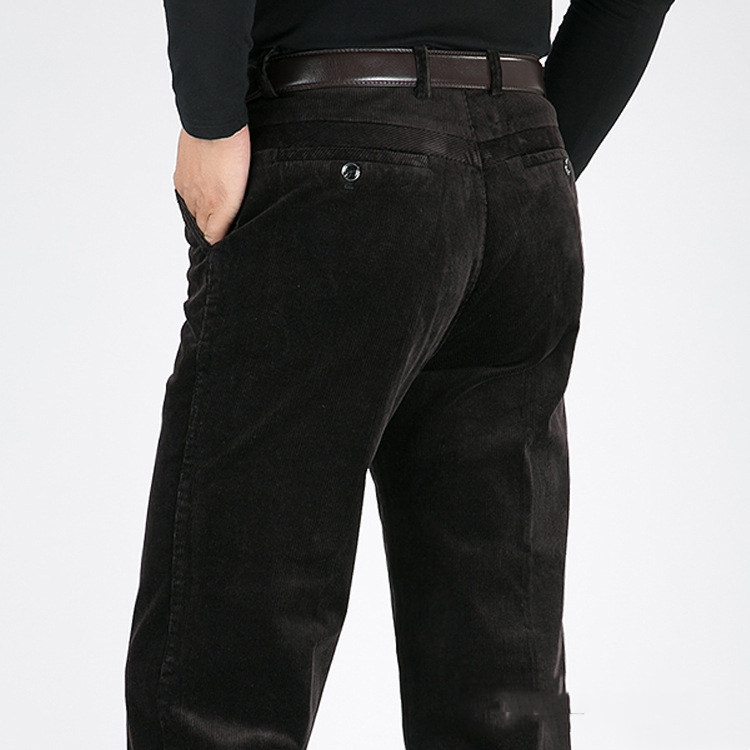 Title 3, Autumn Winter Thick Mens Corduroy Casual Pants...