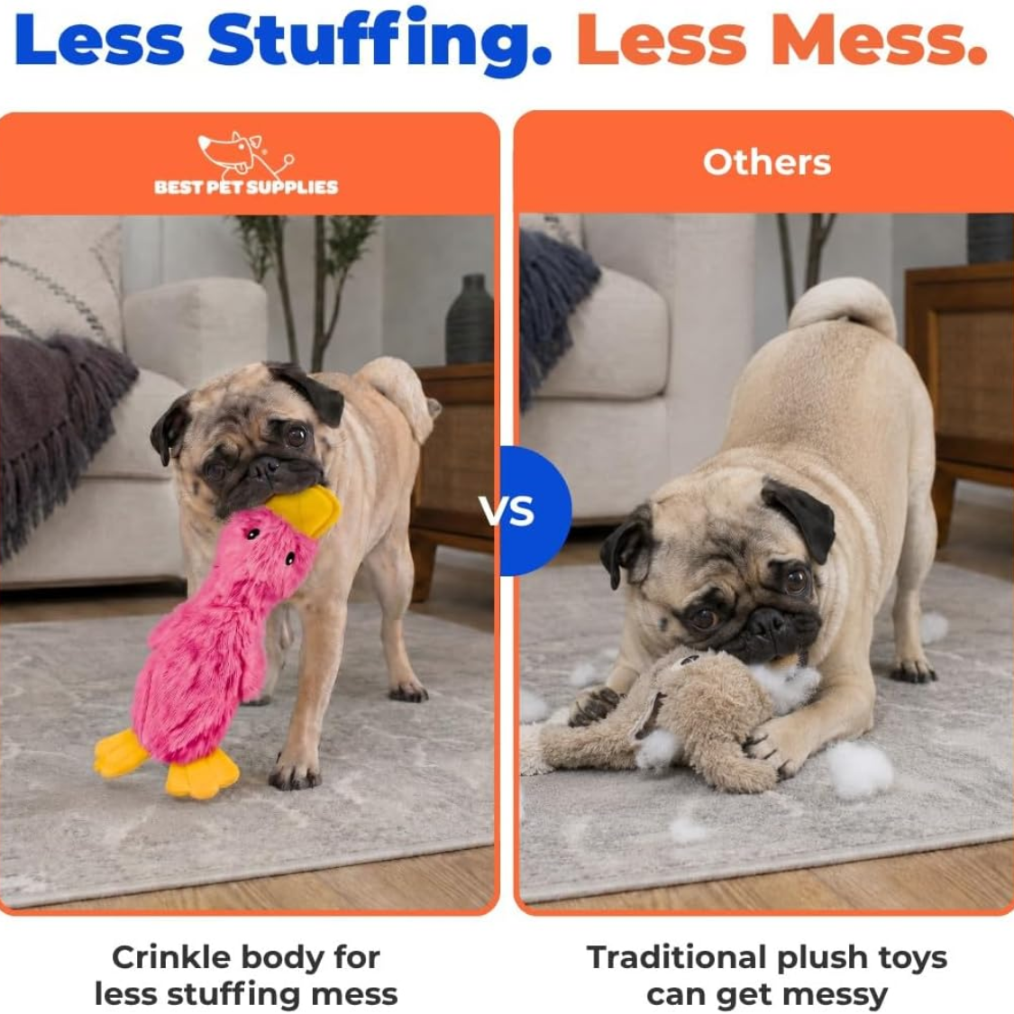 Best Pet Supplies Interactive Squeaky Dog Chew Toy, Ideal Dog Toys For Chewers, Small, Medium  Large Dogs, And Fetch Lovers — foto 7