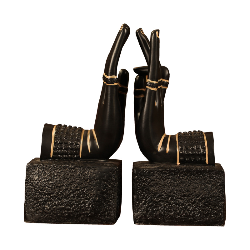 Synthetic Resin Bookends, Pair