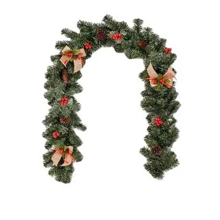 1.8M Christmas Decor Rattan Artificial Flower Tree Ornament Red - Shop at LoveMi