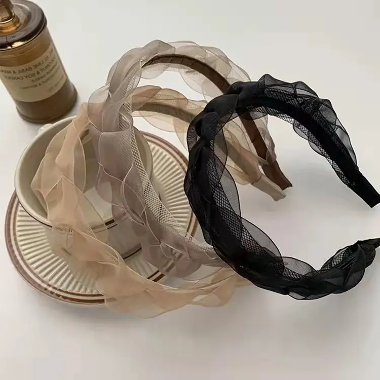 Super Fairy Mesh Headband Female Face Wash