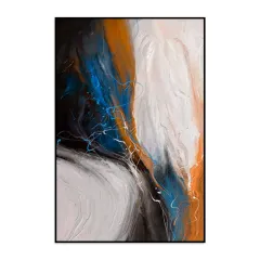 Handmade Oil Painting Canvas Wall Art Decoration Modern Abstract Pictures Artwork Room Aesthetic For Home Decor Rolled Frameless Unstretched Painti... - View 1