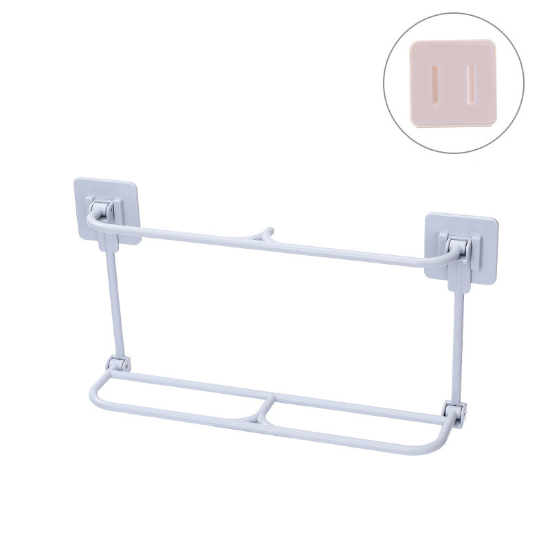 Title 12, Foldable Bathroom Slippers Rack Wall-mounted Sl...