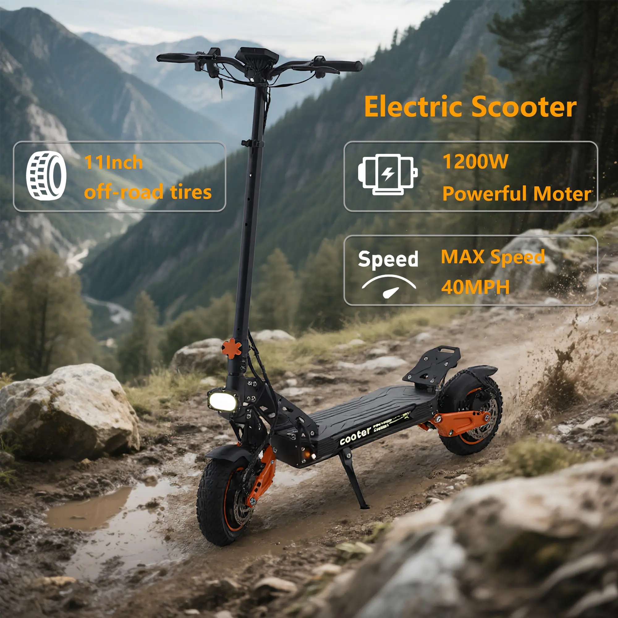 K11 High Power Off-road Electric Scooter