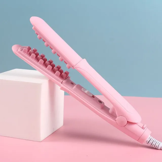 No Damage To Hair Corn Perm Splint Hair Fluffy Artifact Pink - Shop at LoveMi