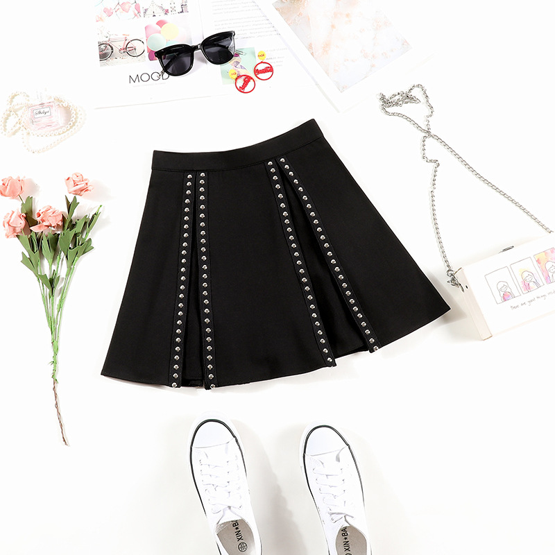 Title 2, Elastic waist pleated skirt, offering comfort a...