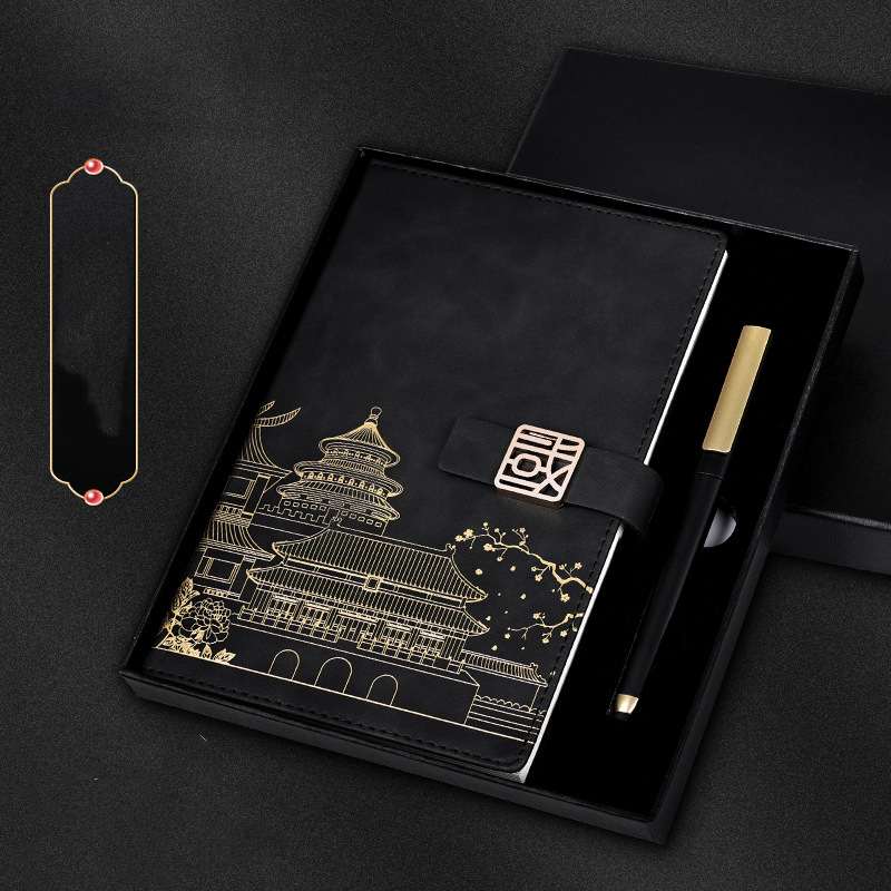 Chinese Style Palace Museum A5 Notebook Gift Box Set - Image 7