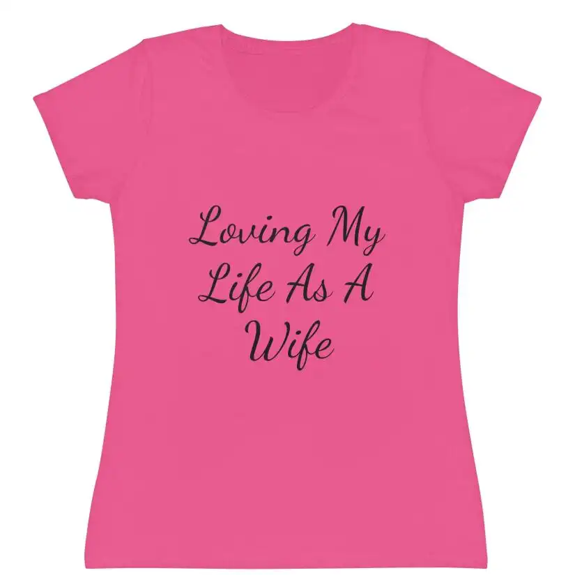 European And American Style Women Iconic T-shirt Casual Round Neck Short Sleeves
