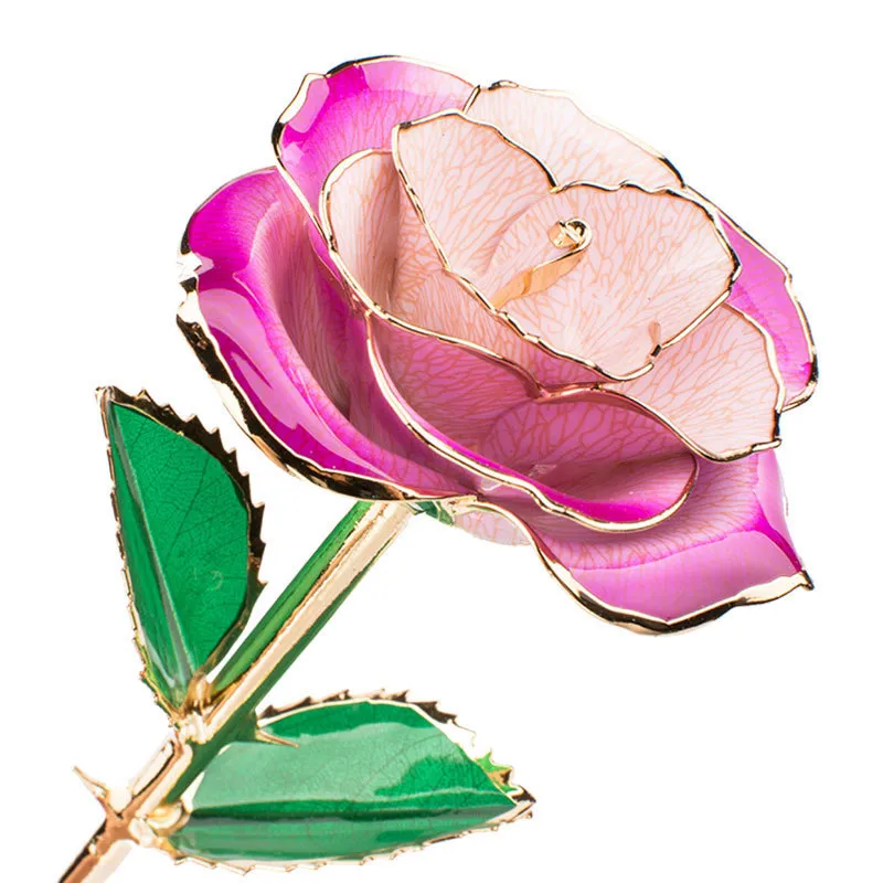 24K Gold-plated Rose Flower With A Gift Box Valentine's Day Gift – image 5
