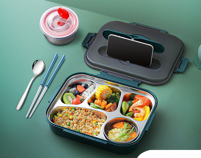 Title 11, 304 Stainless Steel Lunch Box, Fresh-keeping Bo...