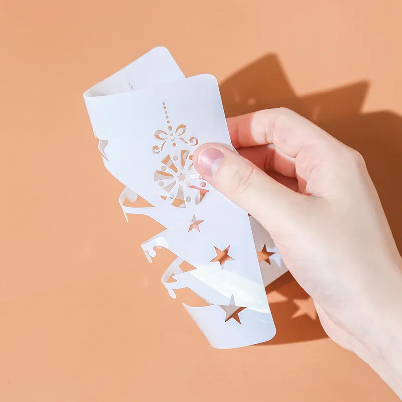 Grow Up Album Diy Hand Tent Christmas Hollowed Out Template – image 2