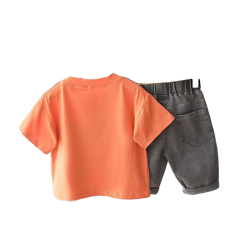 Children's Western Style Short-sleeved Sportswear Suit