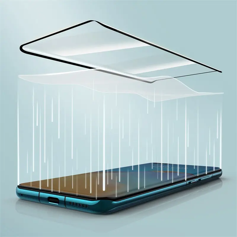 Full Screen Curved Adhesive Tempered Film