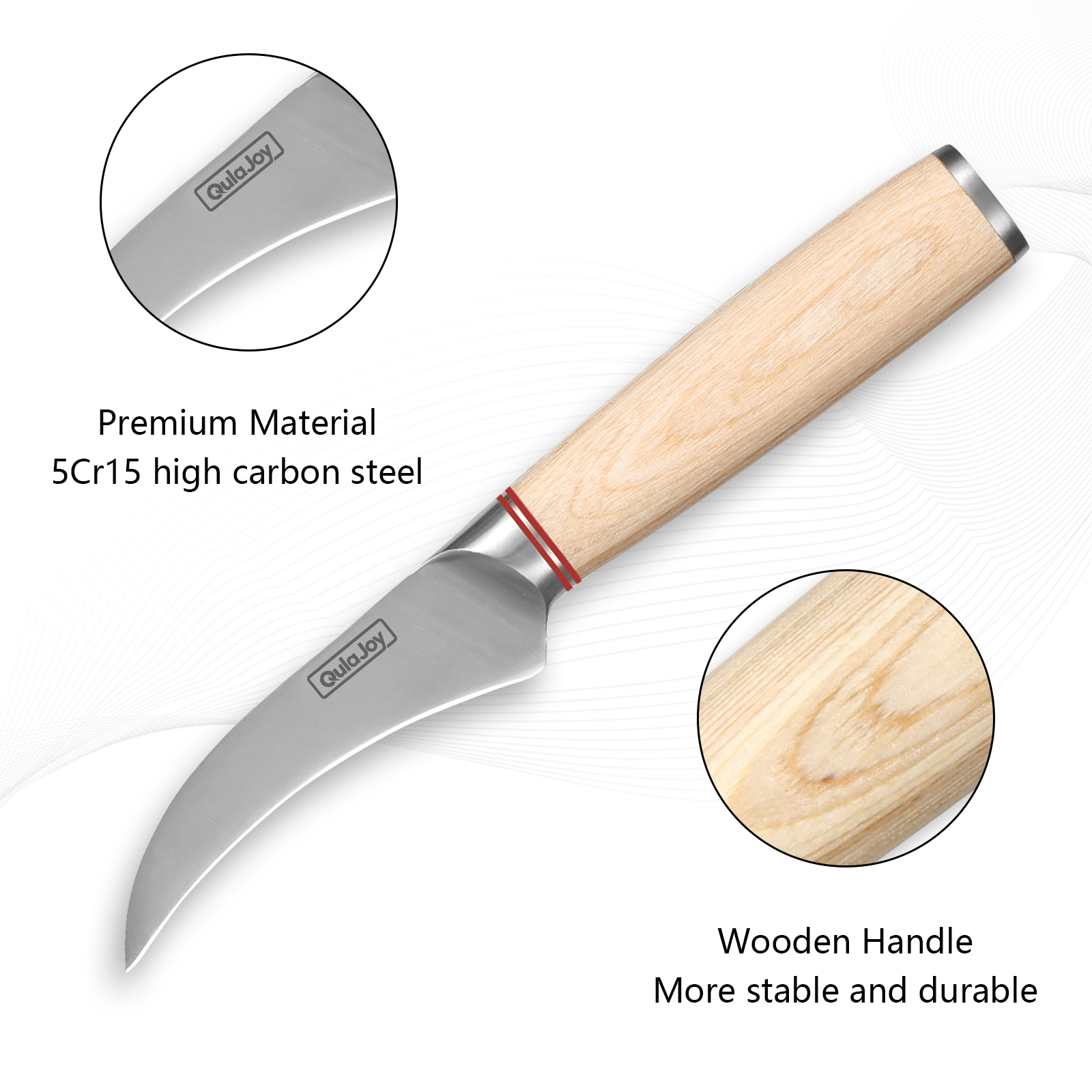 Japanese Veggie Cleaver with Wooden Handle. Whether you're a professional chef or an aspiring home cook, this kitchen cleaver knife is a valuable addition to your culinary arsenal. Experience the perfect blend of style, functionality, and durability with 