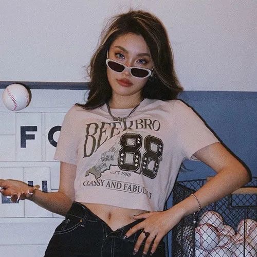 Camo Patch Cotton Fashion Short Sleeve