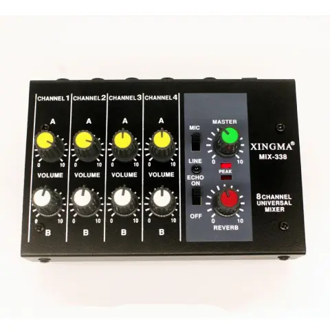 Microphone Audio Connection Splitter Multiple Mixing