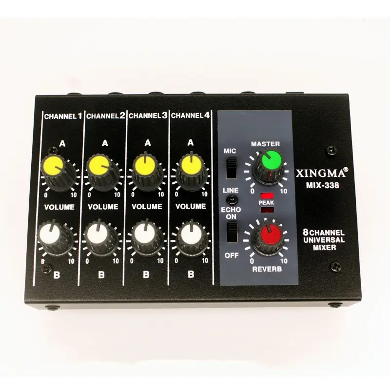 Microphone Audio Connection Splitter Multiple Mixing