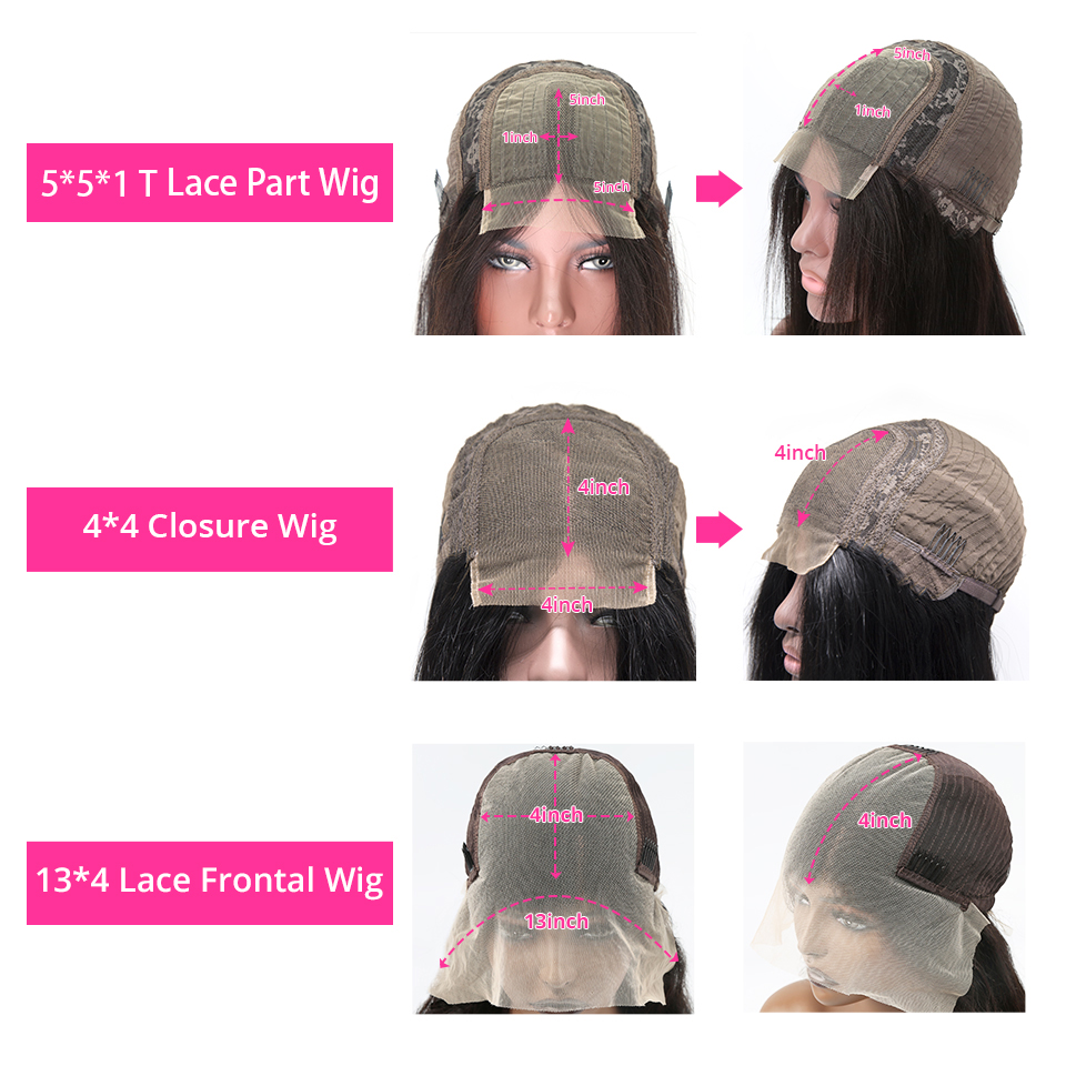 10A Short Brazilian Lace Front Bob Wig Human Hair — foto 4