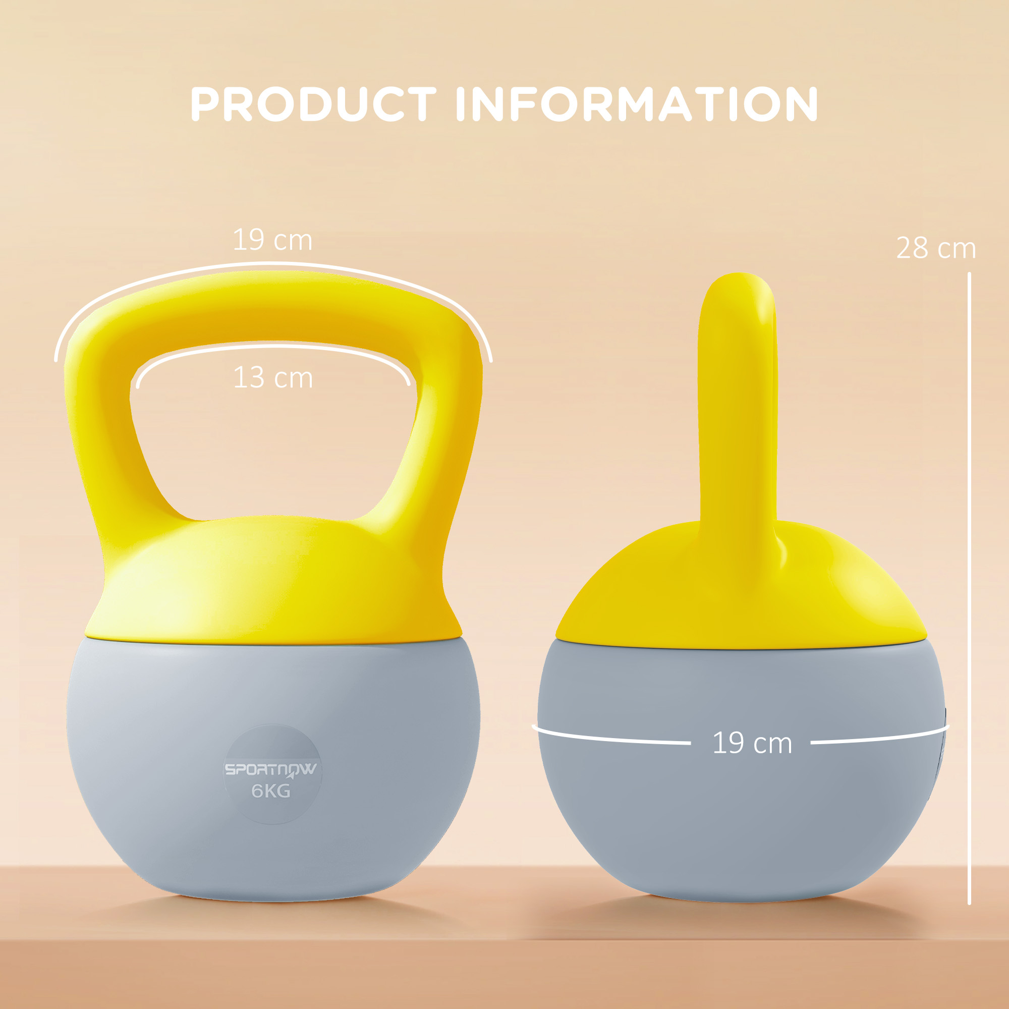 6kg Soft Kettlebell With Anti Slip Handle, Suitable For Home Gym — image 7