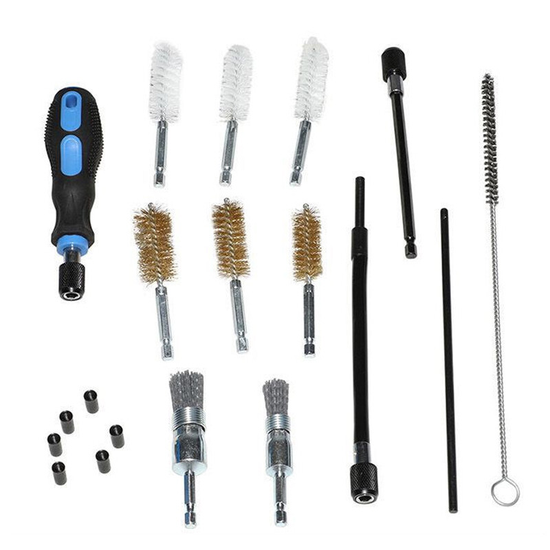 25PCS D Iesel Injector Seat Cleaning Brush Tool Engine