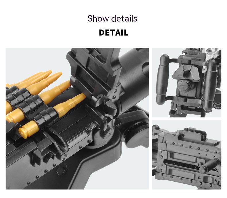 Title 3, Schweres Maschinengewehr 16 zusammengebautes 4D...