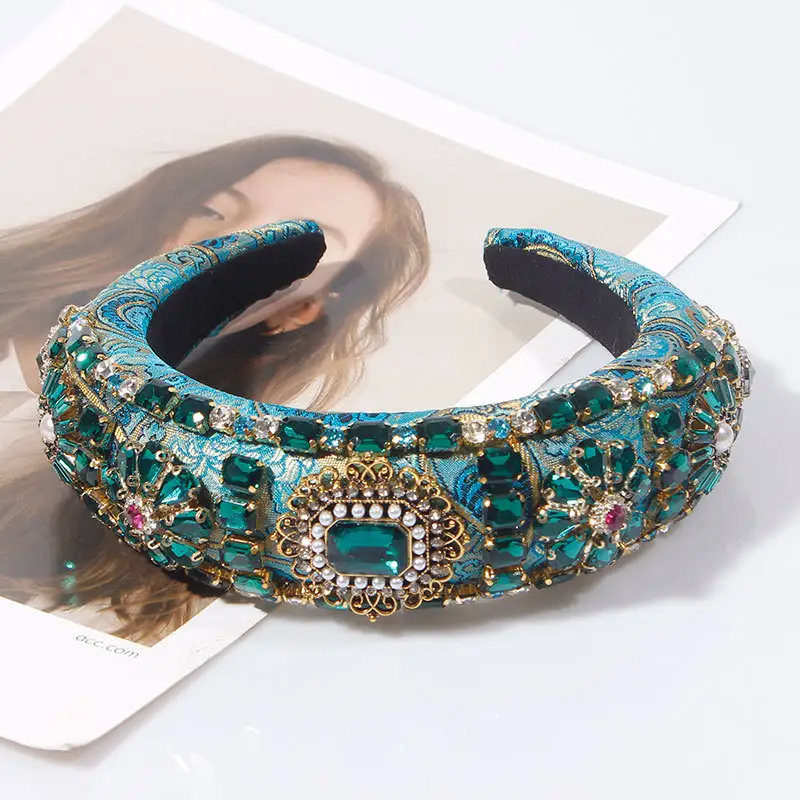 Baroque Color Crystal Style Headband