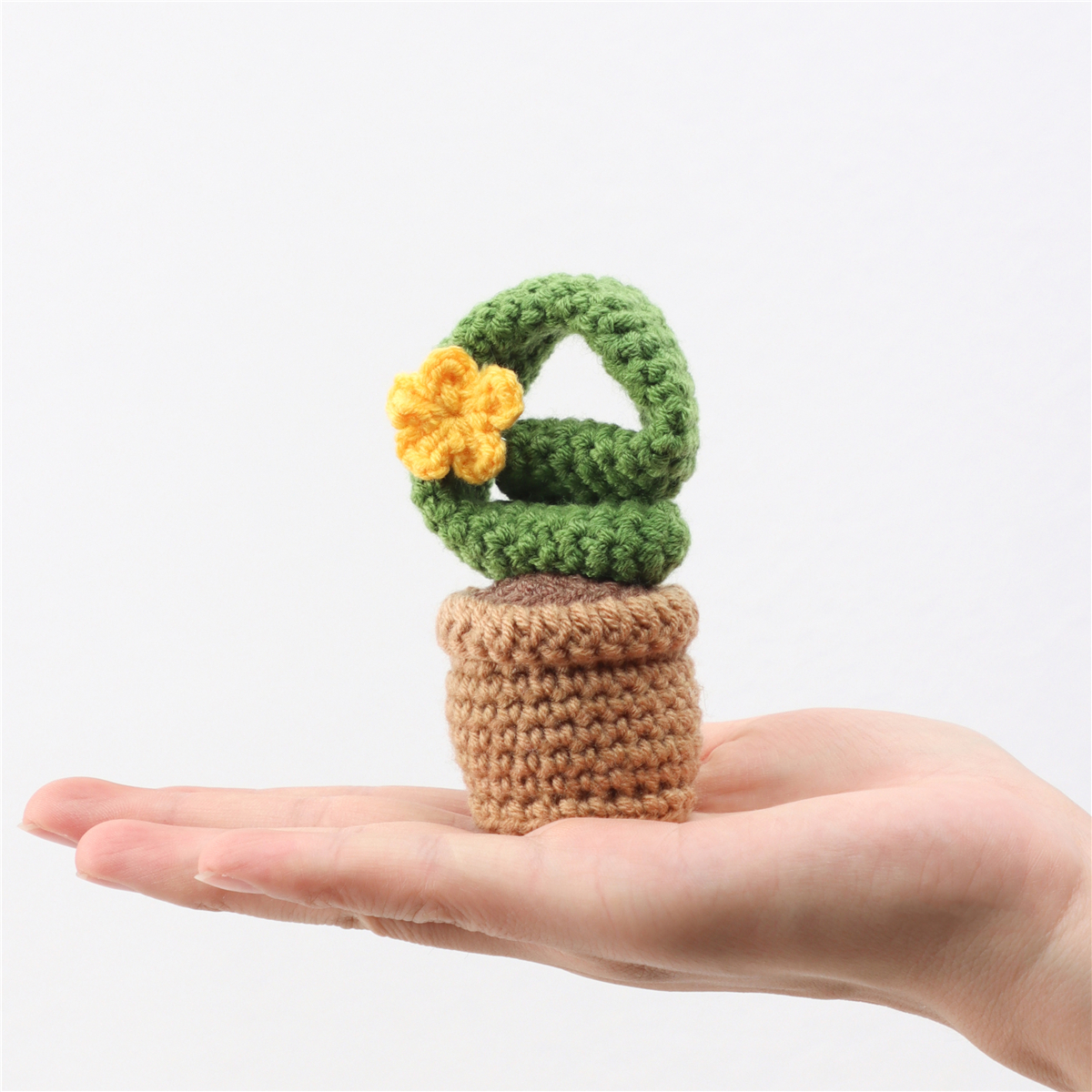 Crochet Cactus Potted Ornament Set, picture 5 of 5