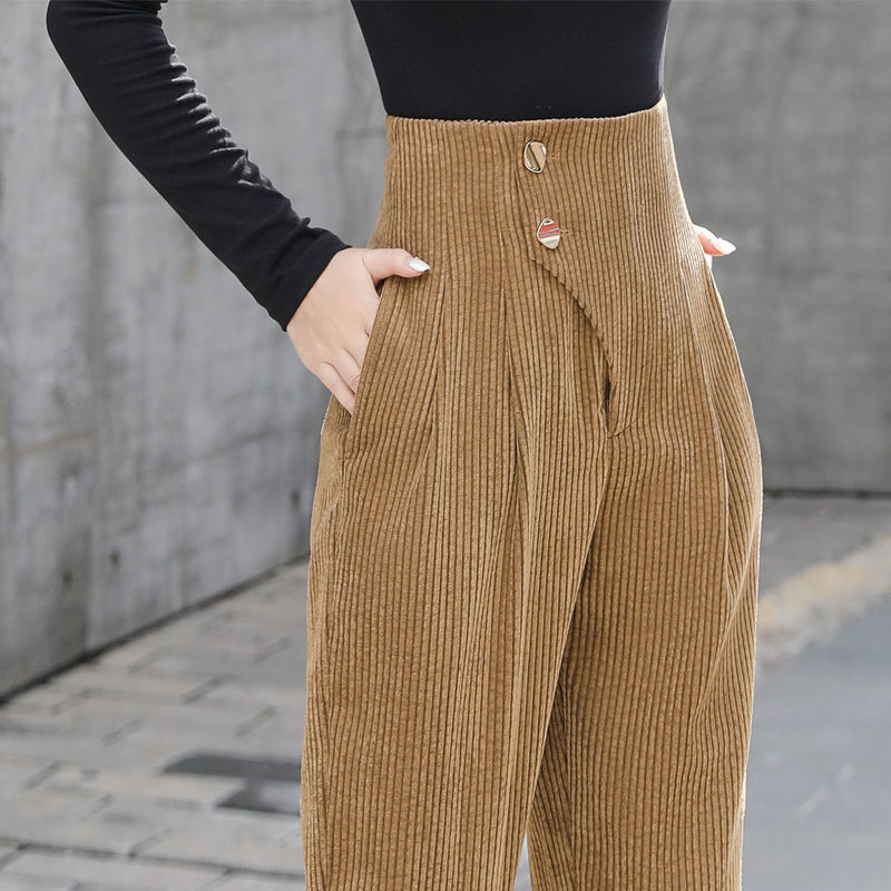 Title 2, Fashion Personality Corduroy Pants Feminine All...