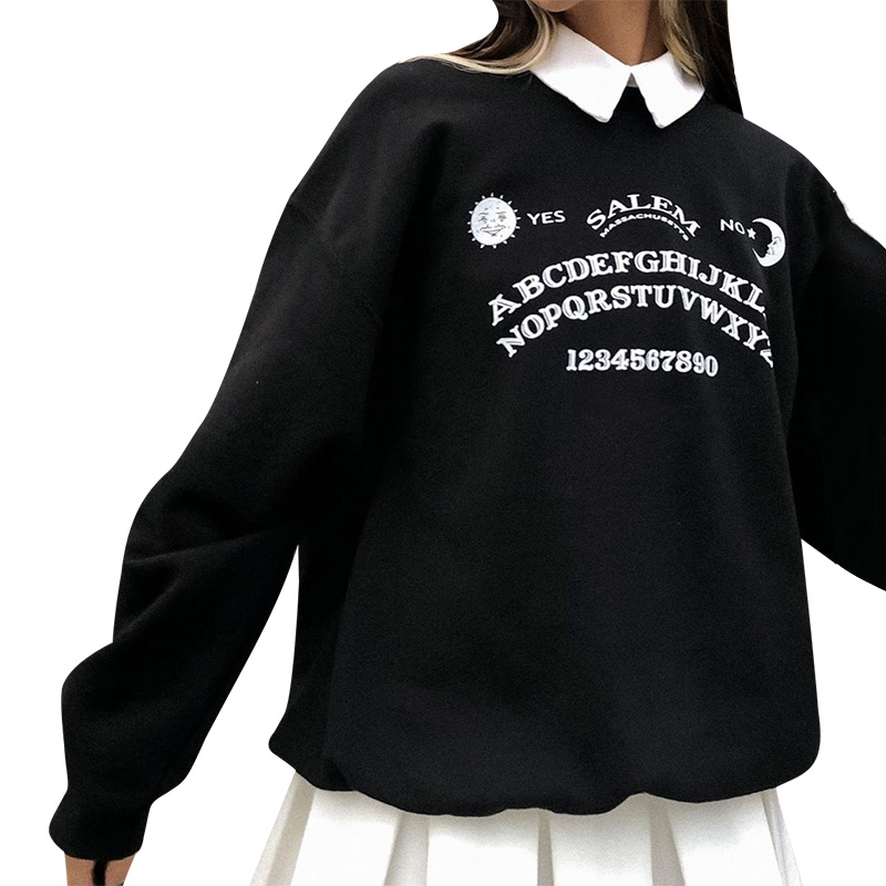 Title 3, Loose sweatshirt with removable collar