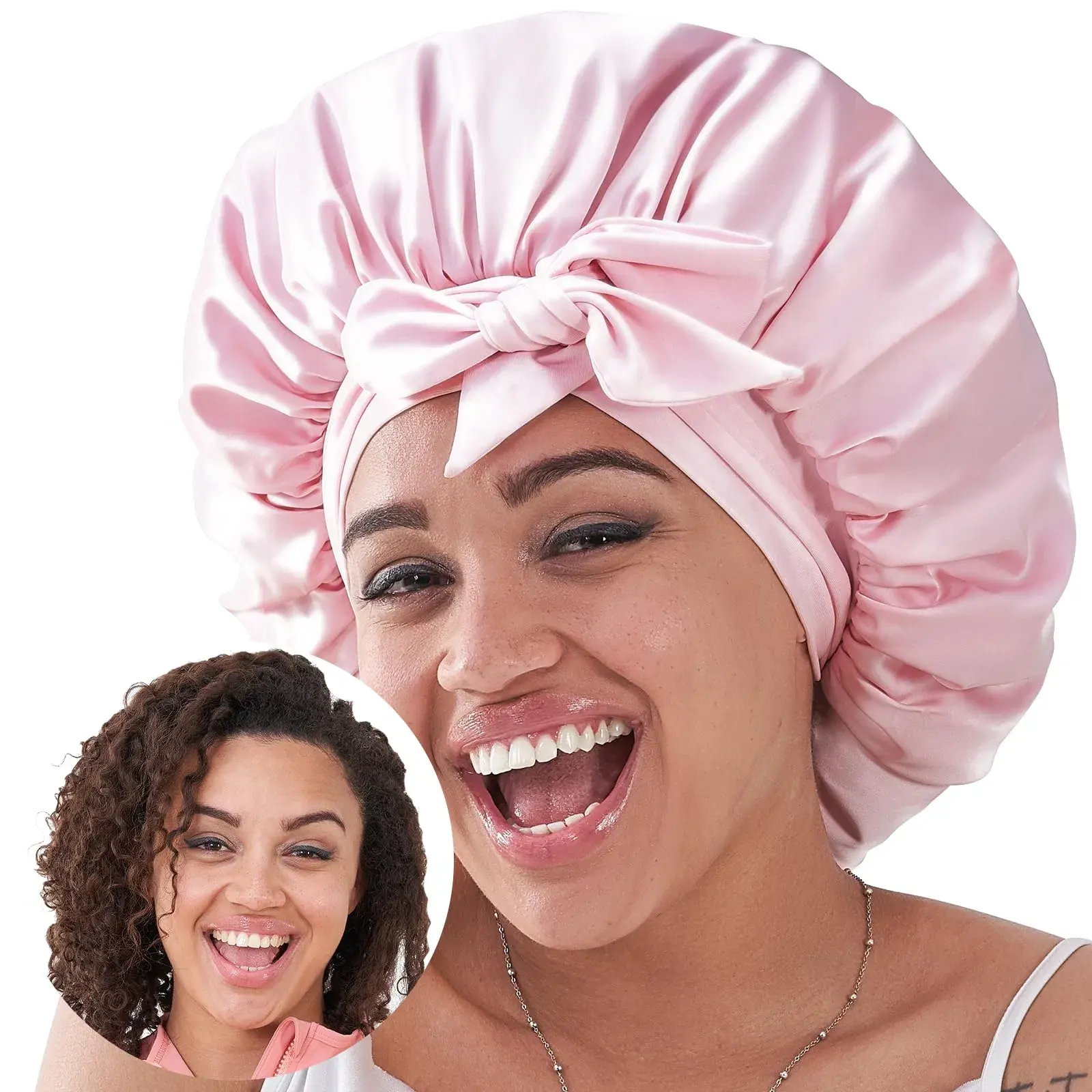Silk Bonnet For Sleeping Women, Satin Hair