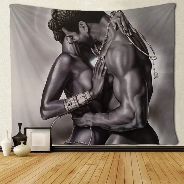 New Print Tapestry Decoration Background Cloth Portrait 2 Style - Shop at LoveMi