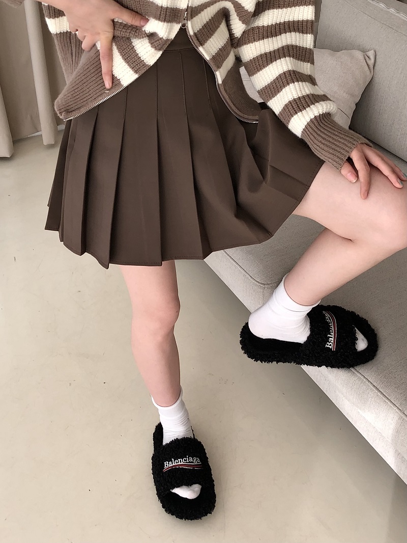 Cute And Playful All-match BM Autumn And Winter Pleated Skirt
