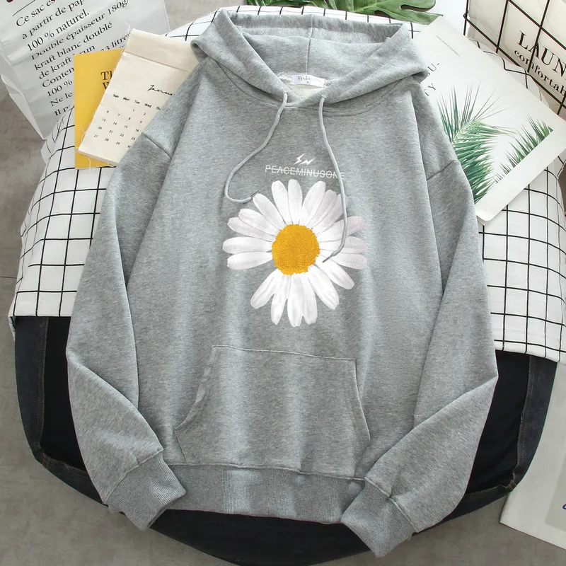 new thin super fire Little Daisy hooded sweater women"s 200 Jin Plus Size mm loose large slim top - 5A-Xl