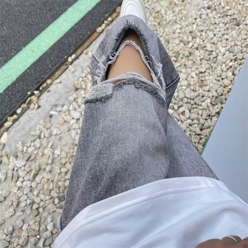 Harem Long Men's Jeans Simple Japanese Style Artistic