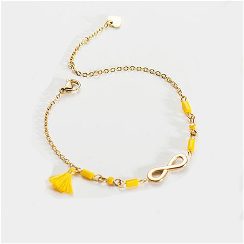Daily All-match High-quality Non-fading Plating 14K Real Gold Bracelet