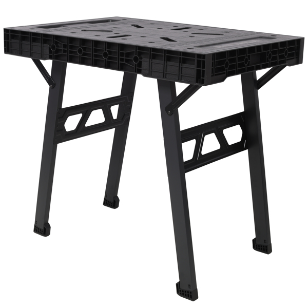 Foldable Work Bench,Portable Workstation,Work Bench Suitable for Garage,Workshop and Home,1650LBS Capacity,Black-26