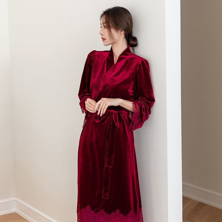 Title 2, Velvet Morning Gown Women