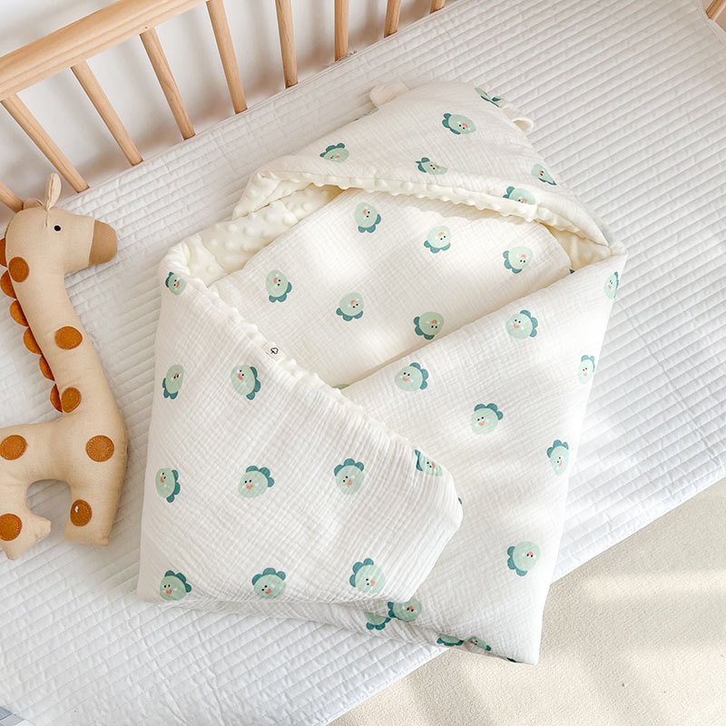 Autumn And Winter Thickened Baby Cotton Wrinkled Beanie Velvet Quilt — foto 7
