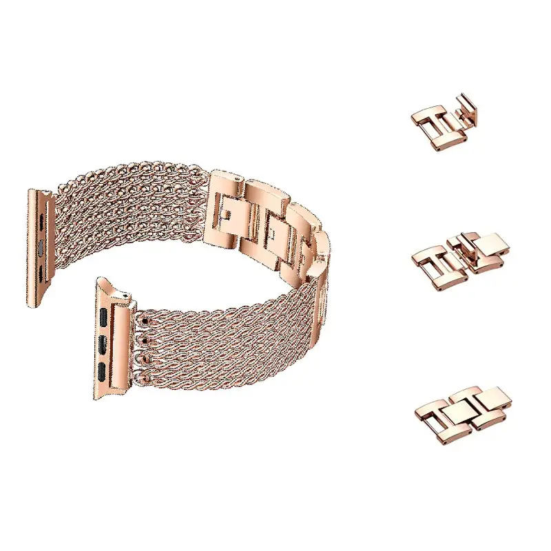 Pure Color Watch With Metal Stainless Steel Without Connector