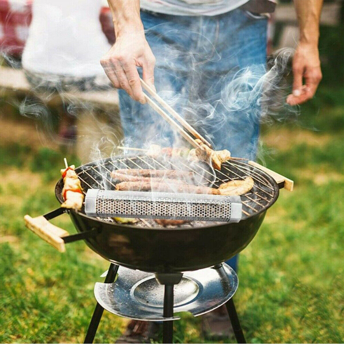 Storing Charcoal Barbecue Stainless Steel Smoker