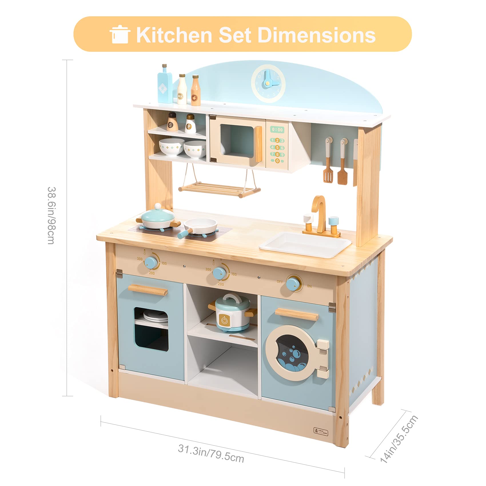 ROBOTIME Kitchen Cooking Toy Set Gift.  Product Description: ROBOTIME BABY Cooking Toy for 3+ Year Old Kids, Girls & Boys, Kitchen, cooking, toy Furniture, Baby products, Baby toys. Features: Product Name: ROBOTIME Pretend Play Set Brand Name: Robotime  T