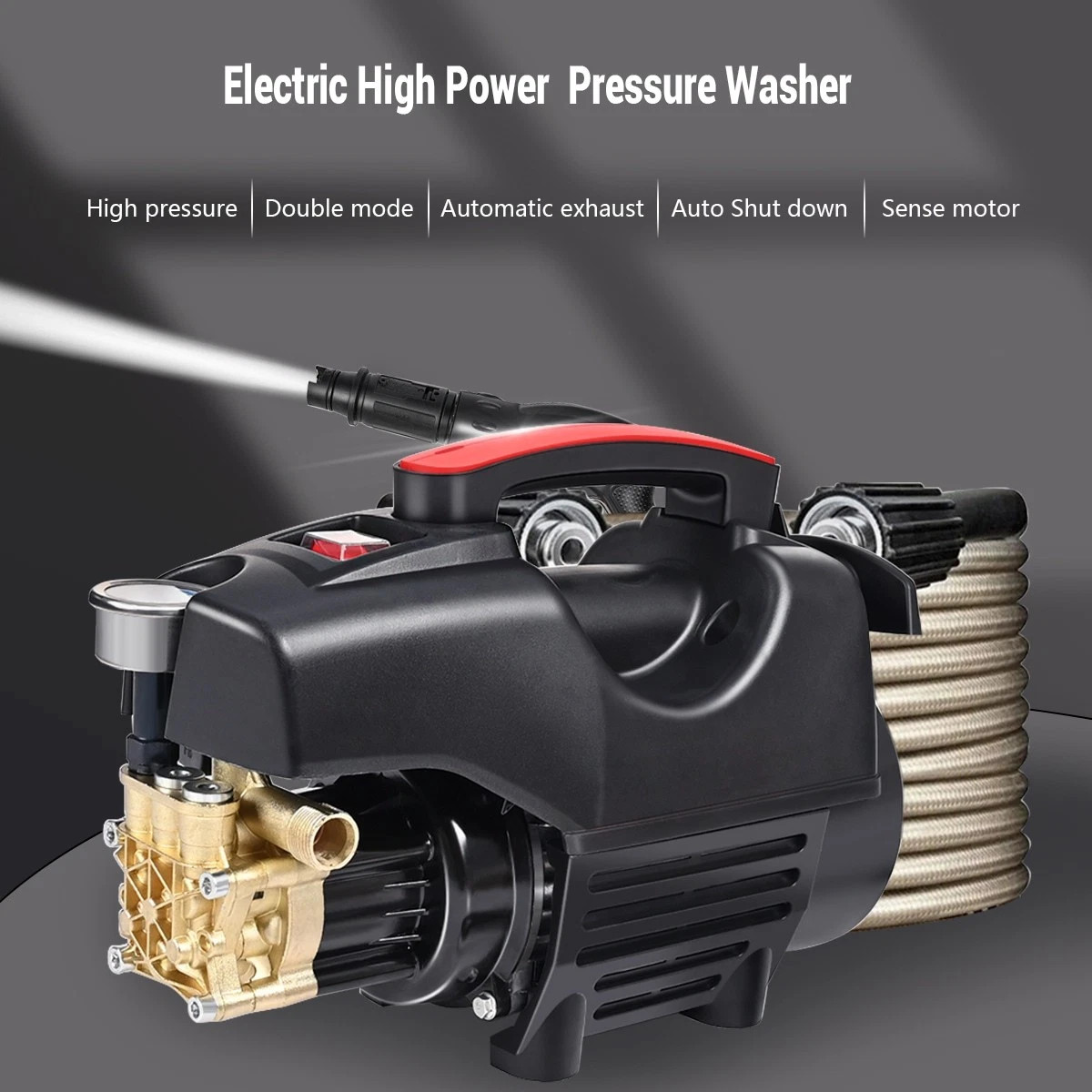 3500W High Pressure Car Washer Commercial Washing Machine Water Cleaner 140 Bar — image 3