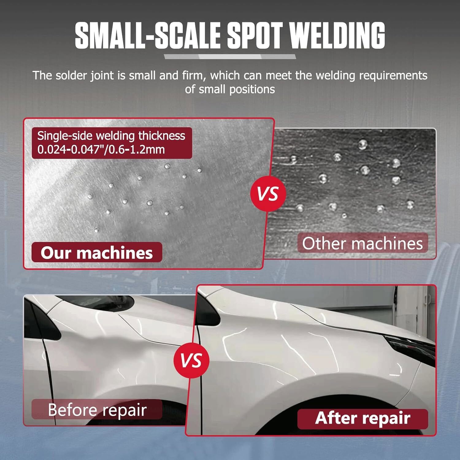 Car Body Dent Repair Tool 3KW 3500A Panel Puller Spot Welder Stud — image 3