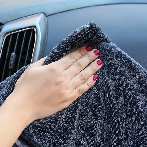 Small Braid Twisted Towel Car Glass Washing Cleaning Water