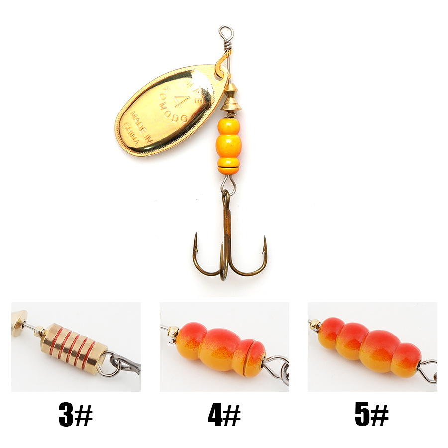 Lure Sequin Bait Hard Brass